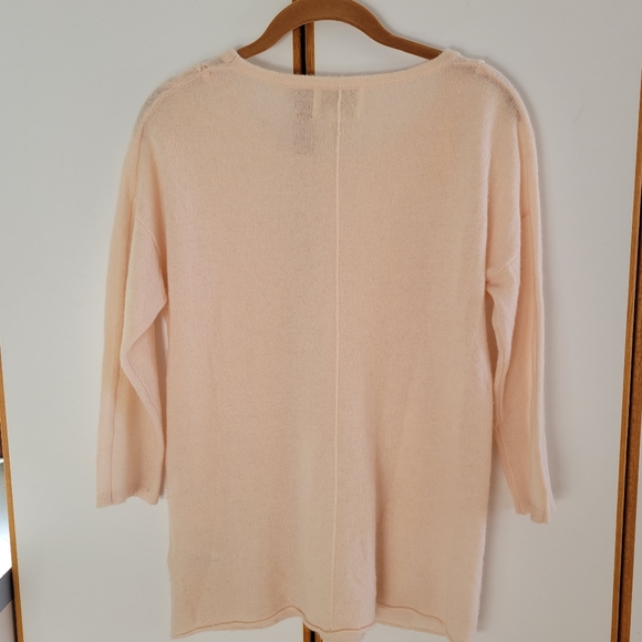 Cynthia Rowley 100% 2-ply Cashmere Crewneck Sweater M - Picture 4 of 8